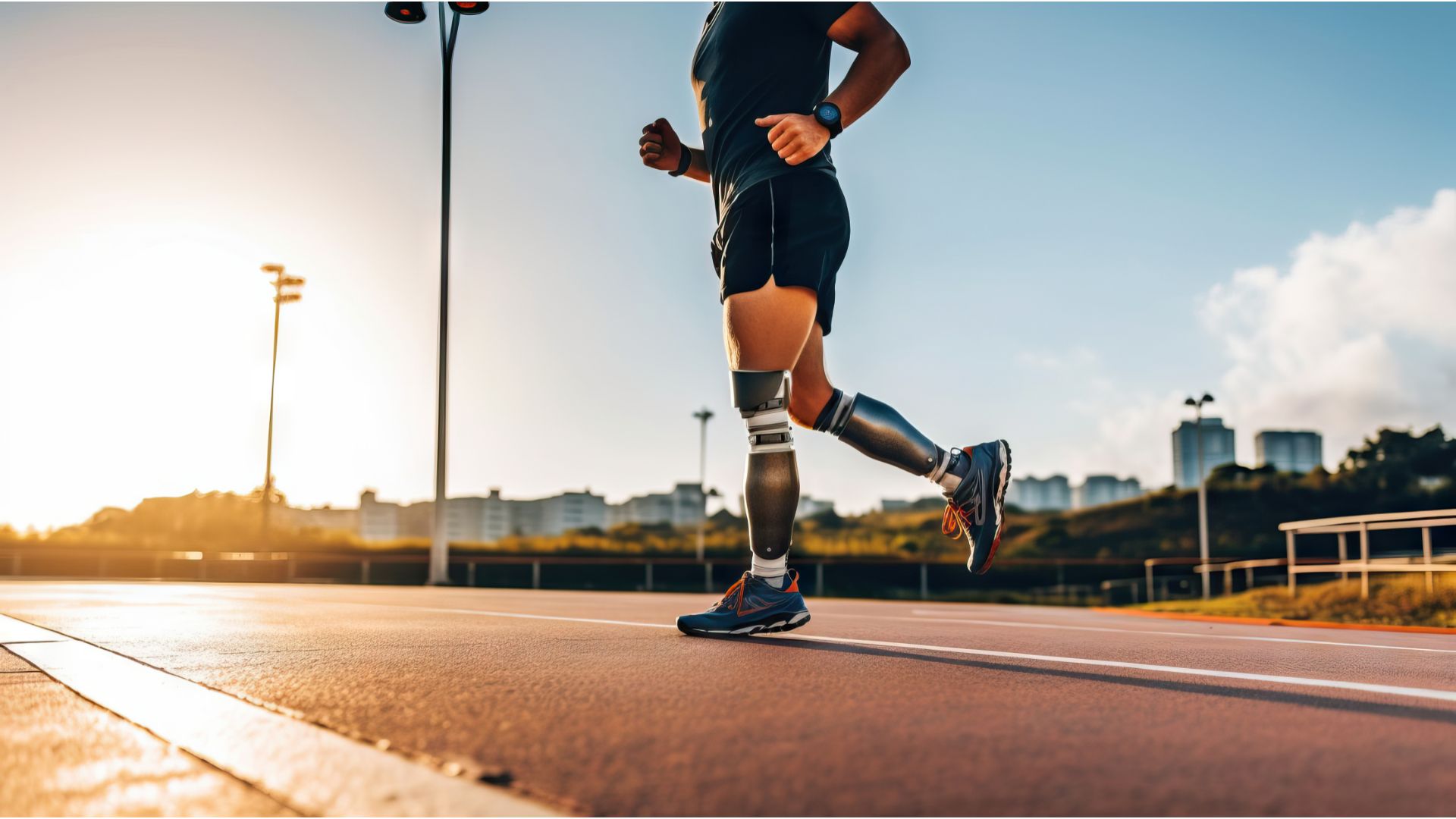 Patient receiving prosthetic care